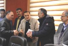 گزارش تصویری مراسم تجلیل از سه نیروی تازه بازنشسته حراست